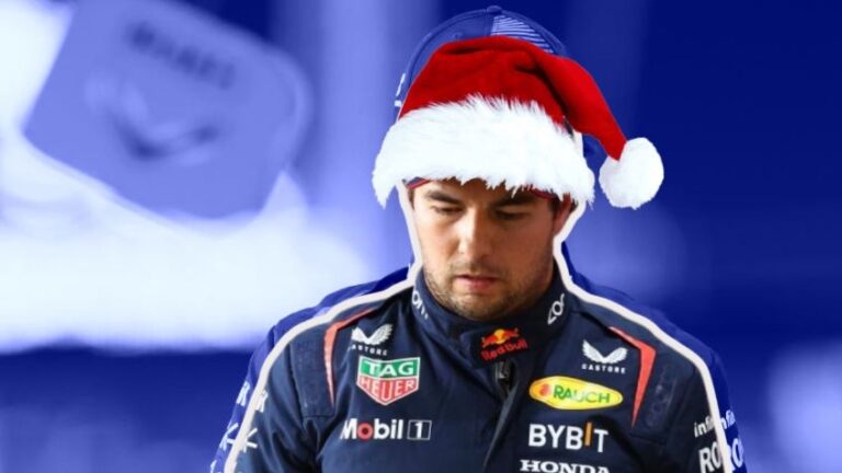 Checo Pérez reaparece con mensaje navideño tras su salida de Red Bull