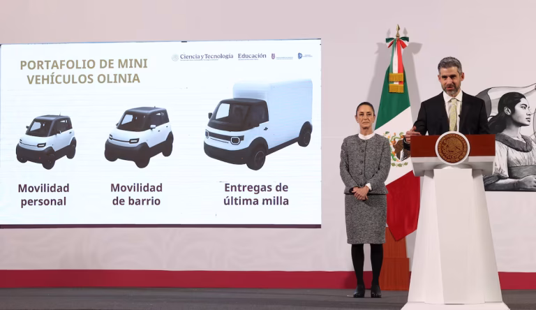 Presentan Olinia, el primer auto eléctrico mexicano con precios accesibles