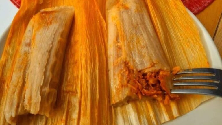 Tamales de Chile Rojo con Carne: la opción perfecta si te salió el muñequito en la Rosca
