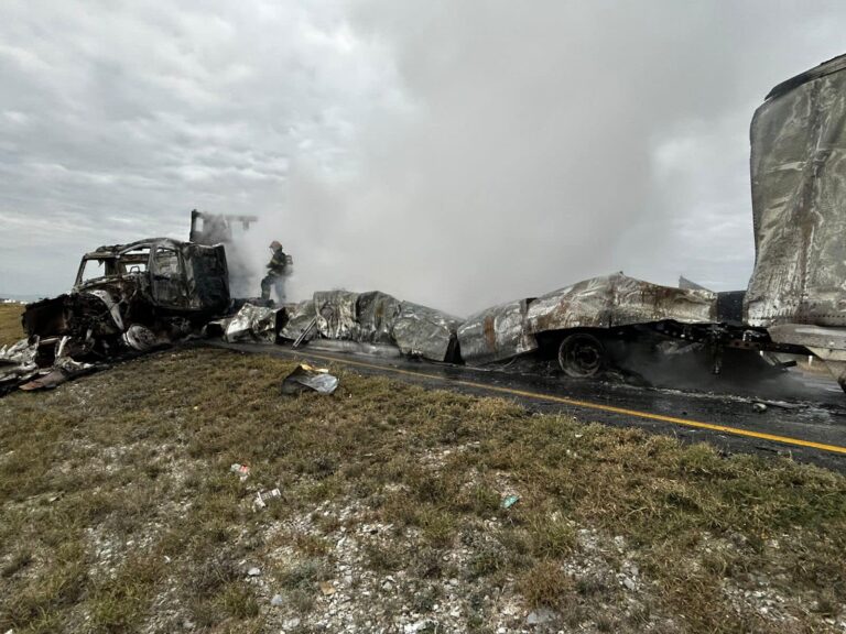Accidente en la Autopista a Laredo cierra vialidad hacia Monterrey