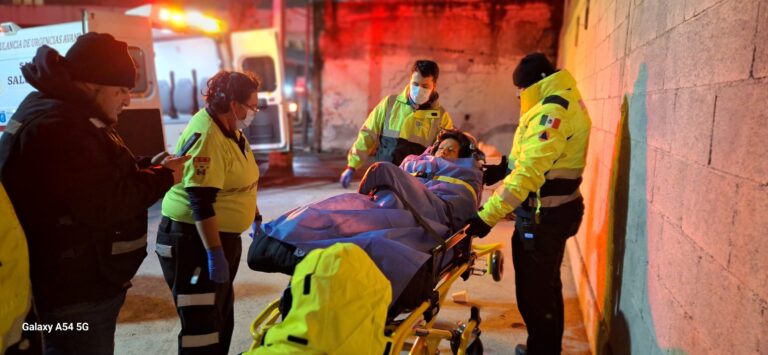 Trasladan a mujer embarazada en situación vulnerable durante Operativo Carrusel