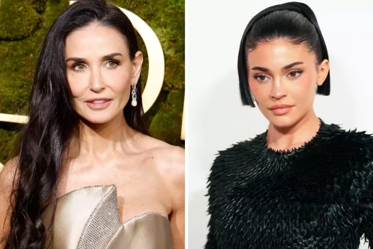 Demi Moore protagoniza incómodo momento con Kylie Jenner en los Golden Globes