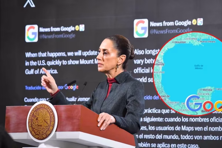 México podría demandar a Google por alteración del nombre del Golfo en sus mapas