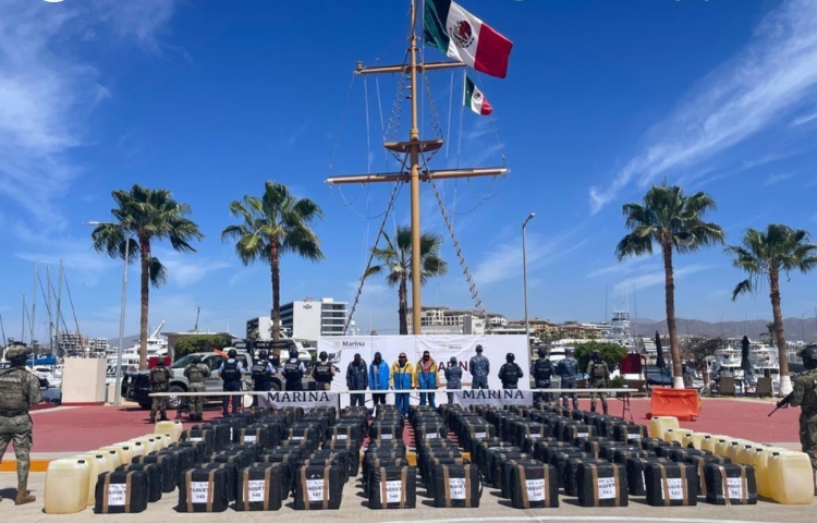 Decomisan 4.5 toneladas de droga con valor de más de mil millones de pesos