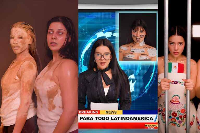 Influencers generan polémica con video sobre migración