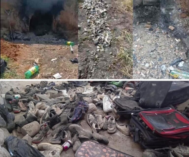 Hallazgo alarmante en rancho de Jalisco: más de 200 pares de zapatos y crematorios clandestinos