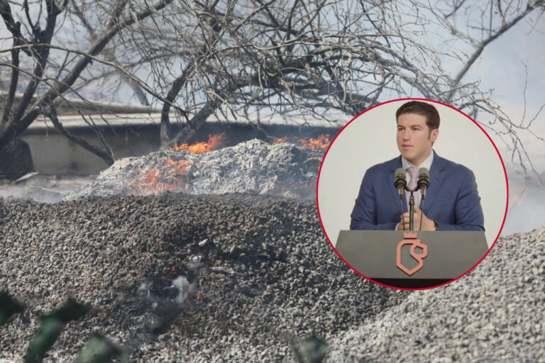 Samuel García anuncia que pedirá pena máxima para los responsables de incendios en Nuevo León
