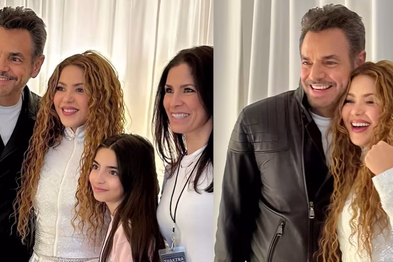 Eugenio Derbez se reúne con Shakira durante su concierto en la Ciudad de México