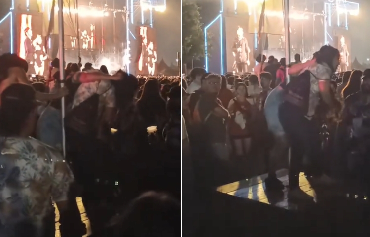 Se arma la pelea durante show de Tito Double P en Pa’l Norte y se vuelve viral