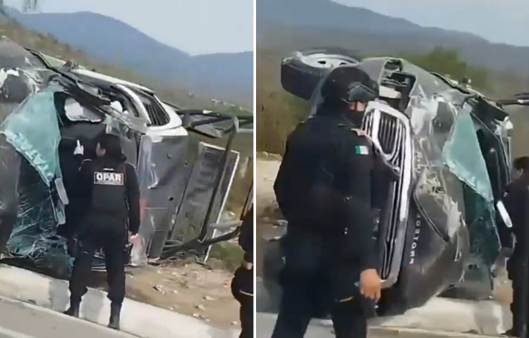 Fallecen dos policías de Fuerza Civil en volcadura de patrulla