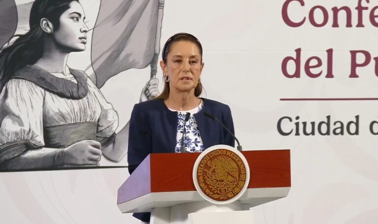 Claudia Sheinbaum lamenta el fallecimiento del papa Francisco y destaca su legado humanista
