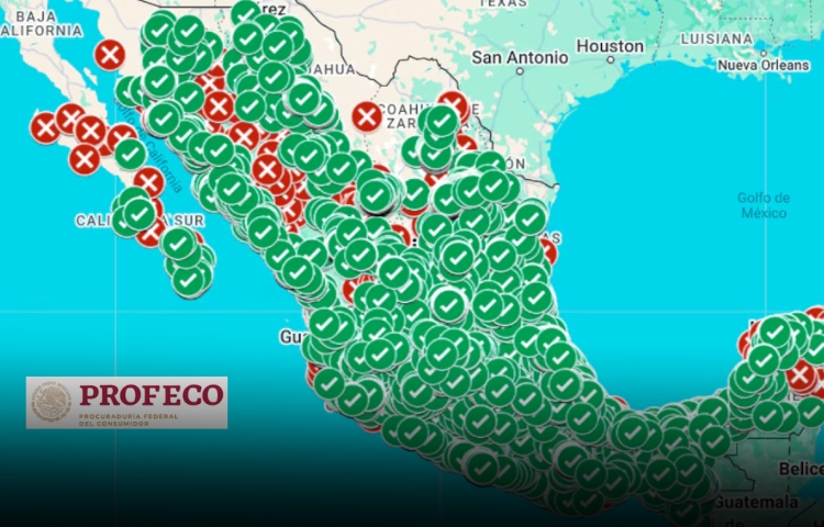 Profeco lanza mapa interactivo para encontrar las gasolineras más baratas en tiempo real