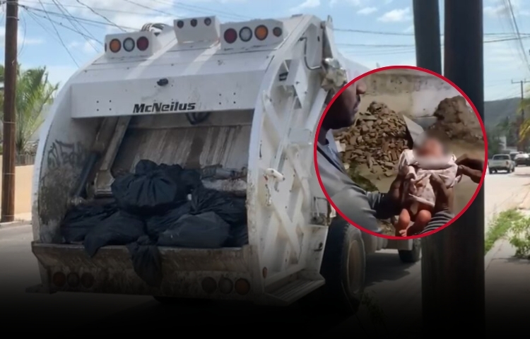 Recolector de basura encuentra a una recién nacida abandonada y quiere adoptarla