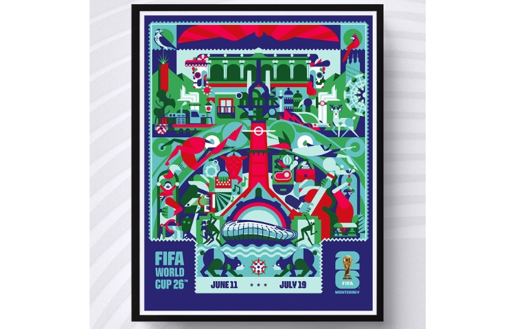 ¡Monterrey se luce! Presentan su colorido póster rumbo al Mundial 2026