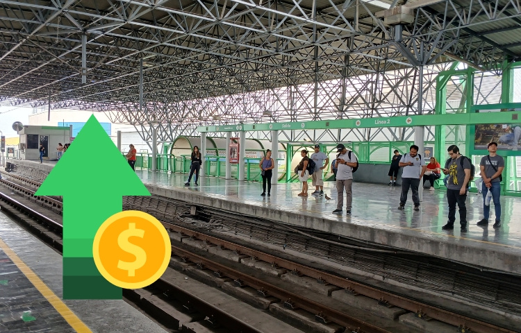 Continúa el aumento de tarifas en transporte público; el Metro llegará a 15 pesos en 2030