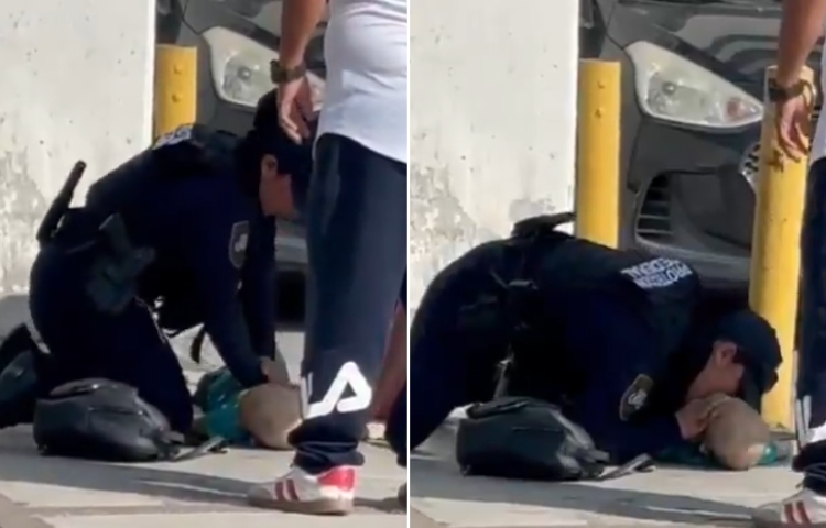 Bebé es salvado por policía en clínica del IMSS; estaba sin signos vitales