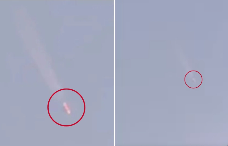 Fenómeno luminoso sorprende en el cielo de Montemorelos antes del sismo