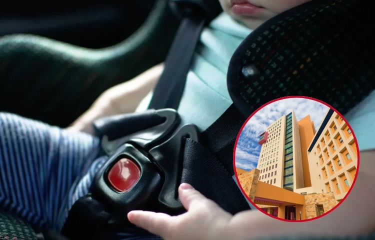 Bebé de 7 meses es hospitalizado tras quedar solo en auto a 40 grados en San Pedro