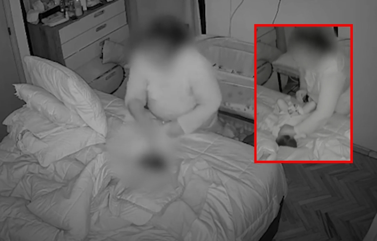 Madre descubre que niñera golpeaba y asfixiaba a su bebé