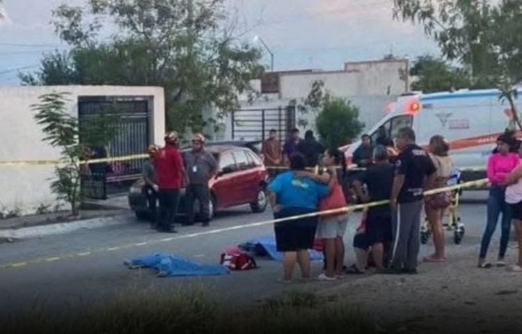 Tragedia en Pesquería: camión arrolla y mata a dos niños que jugaban con un scooter eléctrico