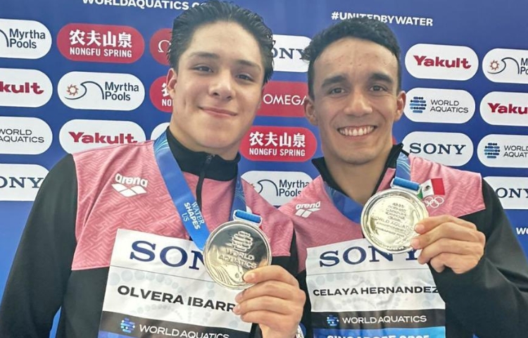 Orgullo mexicano: Osmar Olvera y Juan Celaya le dan plata a México en Singapur