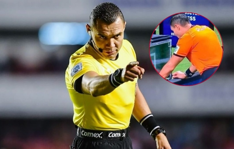 El arbitro mexicano Marco Antonio ‘Gato’ Ortiz causa polémica con el VAR en la Leagues Cup