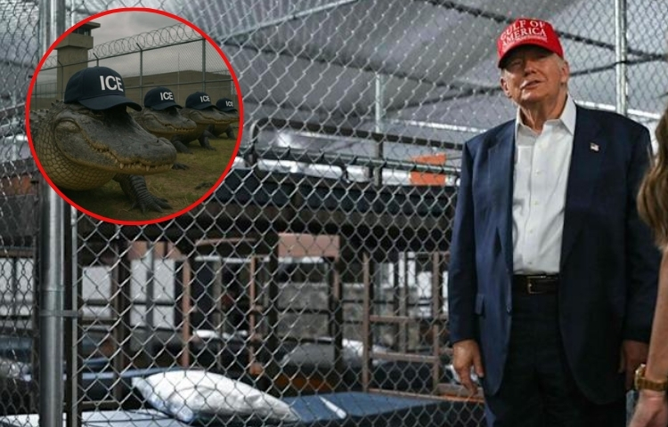 “Alligator Alcatraz”: Trump inaugura prisión para migrantes entre caimanes y burlas