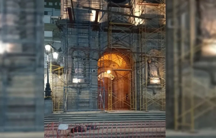 Hombre muere tras caer de andamio en Catedral; investigan posible suicidio