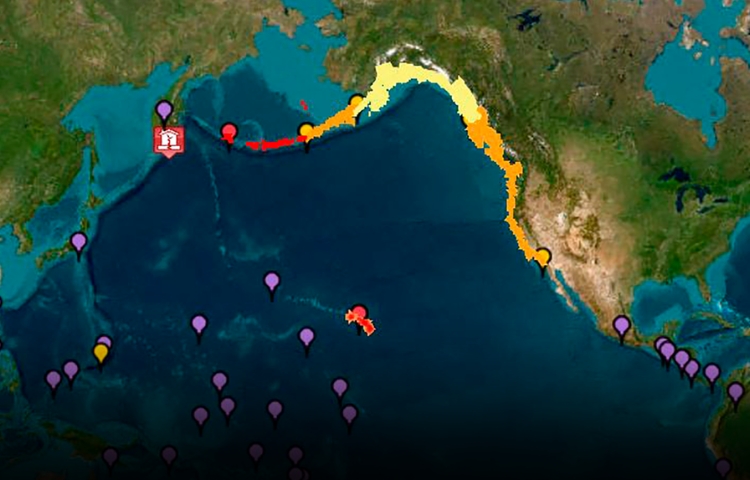 Alerta de tsunami para costas del Pacífico mexicano tras sismo de 8.8 en Rusia