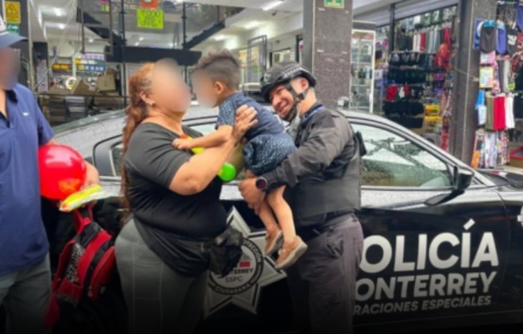 Niño de 3 años extraviado en Monterrey es encontrado sano y salvo