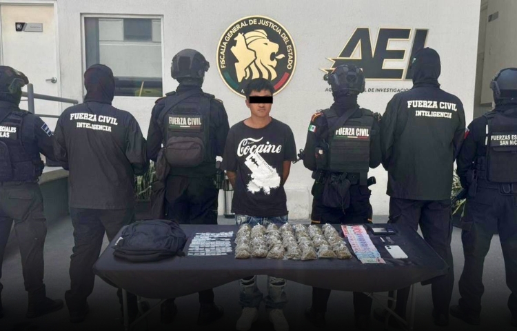 Detienen en San Nicolás a joven presunto generador de violencia