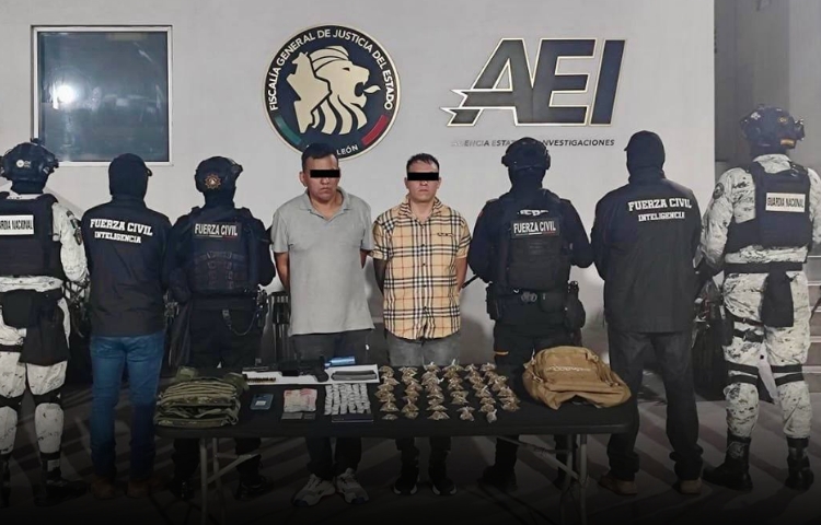 Detienen a dos presuntos generadores de violencia en Monterrey