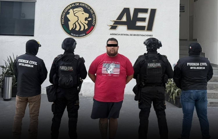 Detienen en Apodaca a presunto integrante de grupo delictivo con droga y dinero en efectivo
