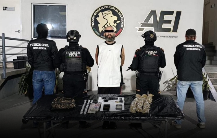 Fuerza Civil detiene a presunto generador de violencia tras pelea en Barrio La Moderna, Monterrey
