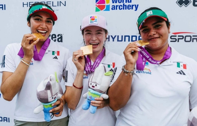 ¡Histórico! México se corona campeón mundial de tiro con arco compuesto