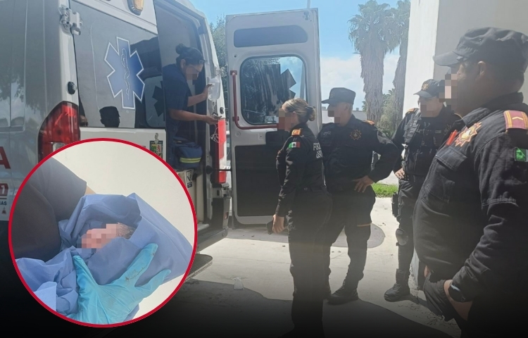 Bebé nace en instalaciones de Fuerza Civil en Escobedo