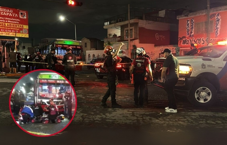 Mujer de 72 años es atropellada por camión urbano en Monterrey