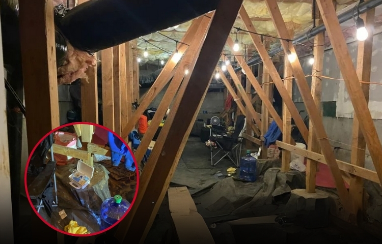 Hombre es descubierto viviendo en el sótano de una casa en Oregón