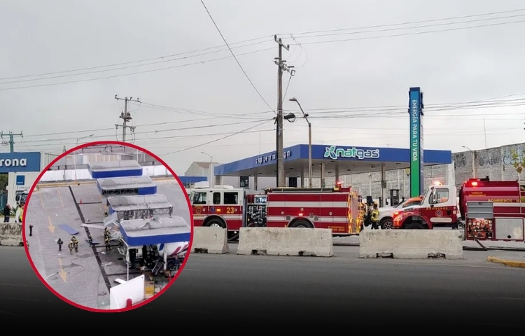 Explosión en gasera de Monterrey deja un lesionado y daños en las instalaciones