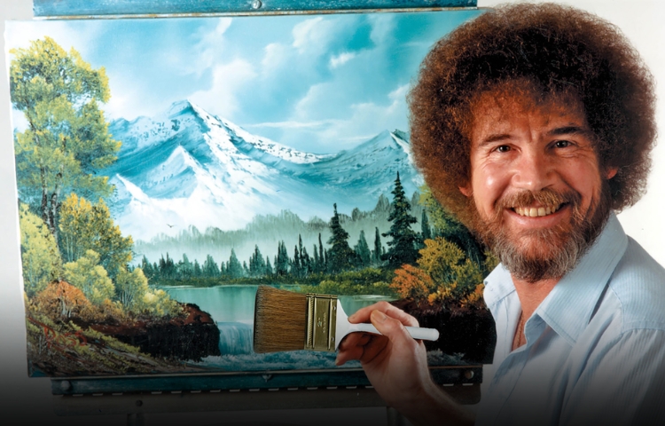 30 pinturas de Bob Ross se subastarán para apoyar la televisión pública en Estados Unidos