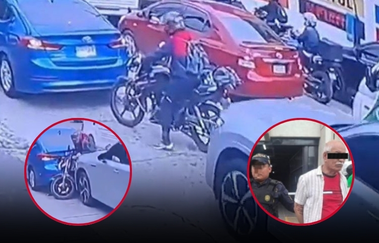 Motociclista gravemente lesionado en Guatemala tras ser embestido repetidamente por un automovilista