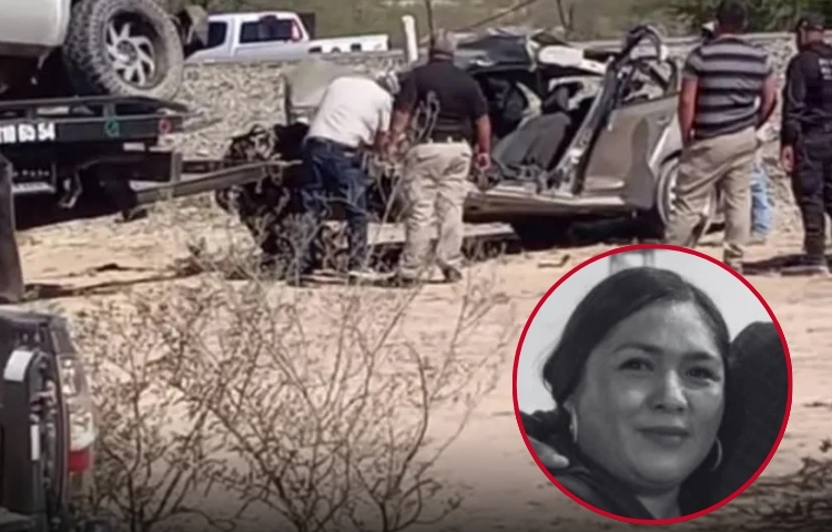 Fallece tesorera de Mier y Noriega en accidente vial al sur de Nuevo León