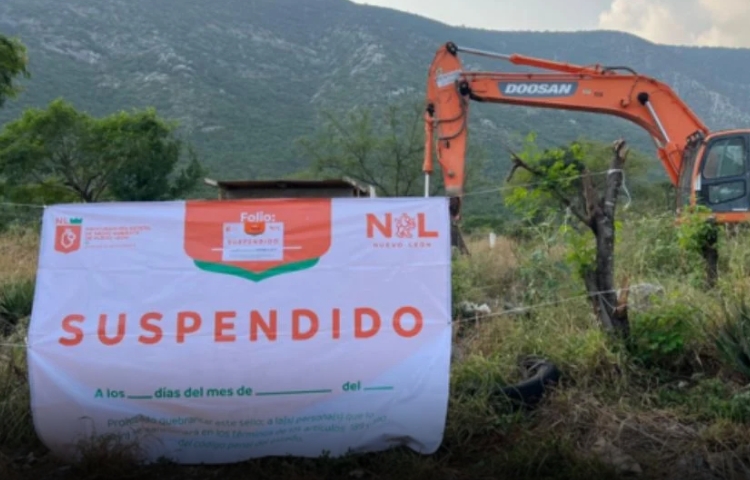 Suspenden trabajos sin permiso en zona ecológica del Topo Chico