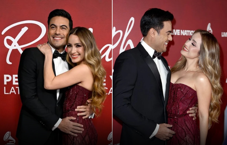 Carlos Rivera y Cynthia Rodríguez brillan sobre la alfombra roja