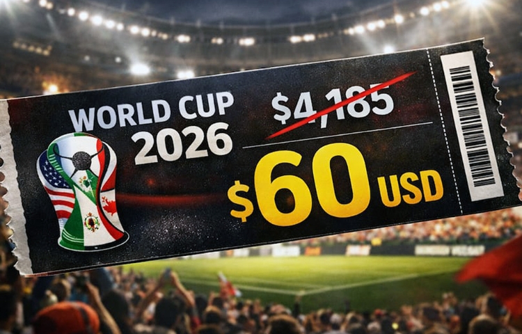 FIFA anuncia entradas de 60 dólares para el Mundial 2026