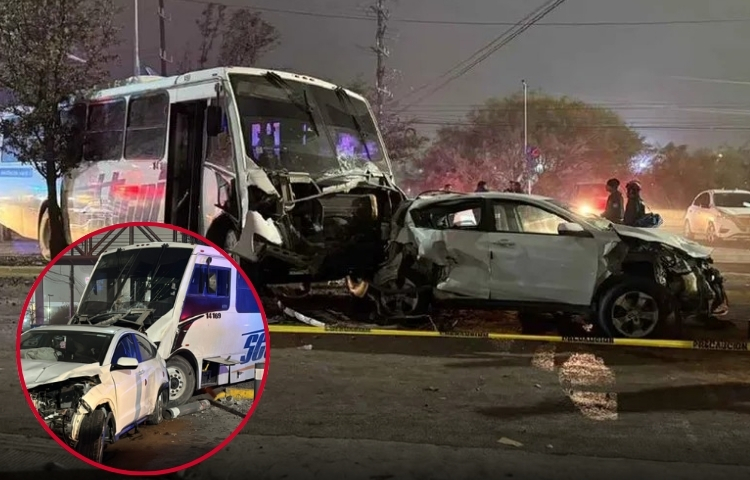 33 personas resultan heridas tras choque múltiple en García