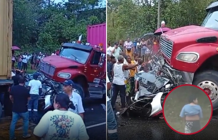 Familia fallece en accidente en Colombia; hijo se salva tras bajar al baño