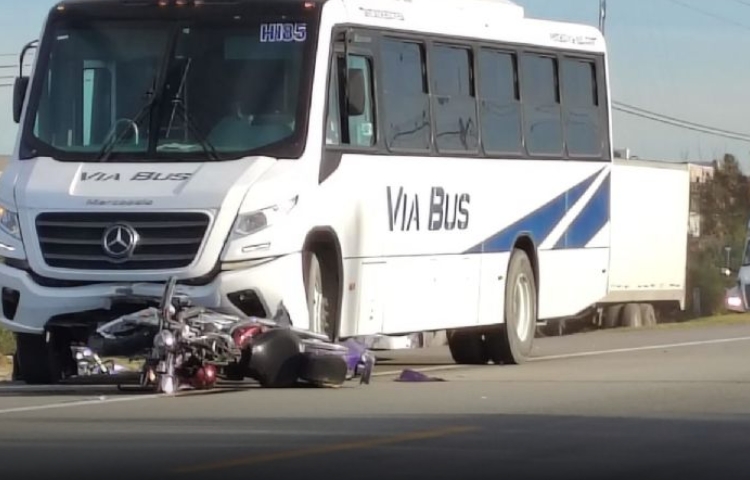 Motociclista fallece en accidente sobre la carretera Monterrey–Nuevo Laredo
