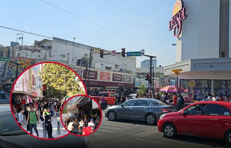 Familias llenan avenidas comerciales de Monterrey buscando regalos para Navidad