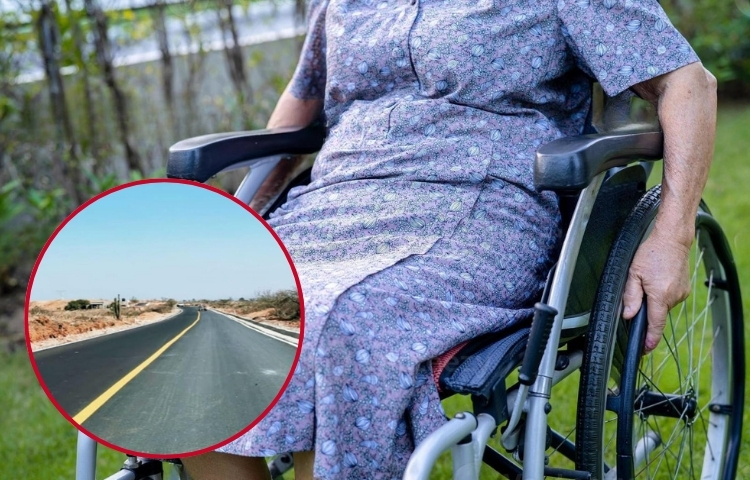 Adulta mayor sufre hipotermia tras ser abandonada en carretera de Matamoros